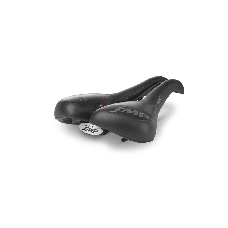 Selle de vélo pour femme confortable trk gel smp large sale