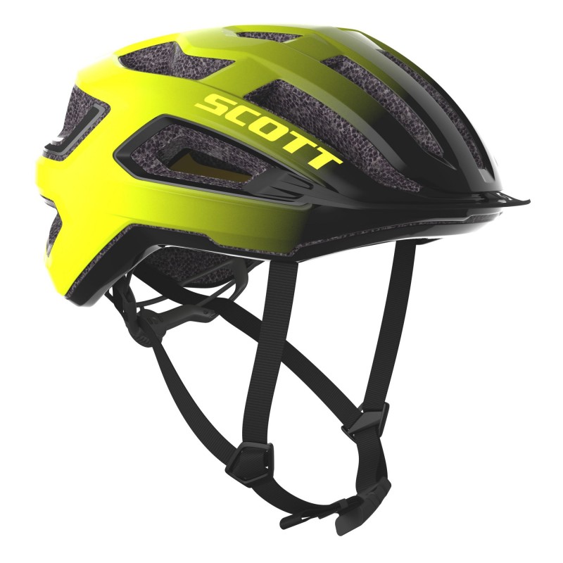 CASQUE SCOTT ARX PLUS (CE) BLACK RADIUM YELLOW