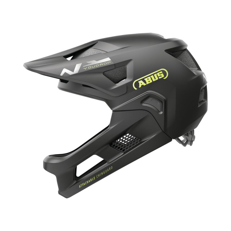 CASQUE ABUS YOUDROP FF JUNIOR VELVET BLACK