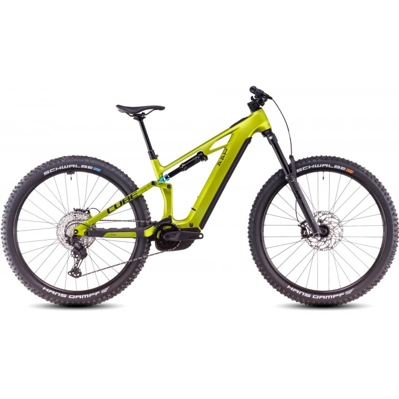 CUBE STEREO HYBRID ONE 44 HPC RACE 800 FLASHLIME N BLUE